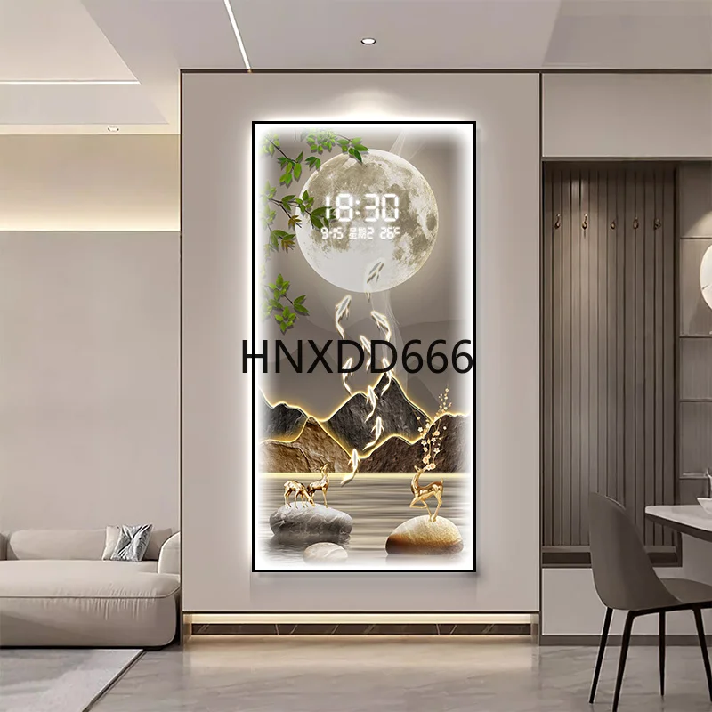 Interior Design Luxury Living Room - Plug in model with light and