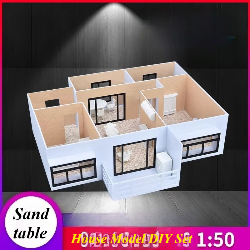 Interior Design Concept - 1:50 Scale Sand Table Diorama Interior