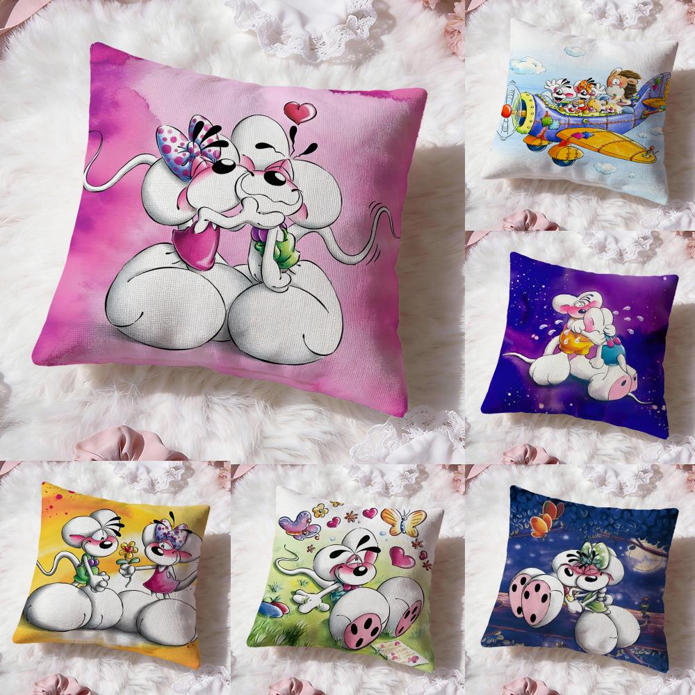 Interior Design Concept - Cartoon D-Diddl Cushion Cover Premium Comfort