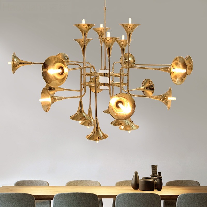 Interior Design Kitchen Modern - Nordic Trumpet Pendant Lamp for Kitchen