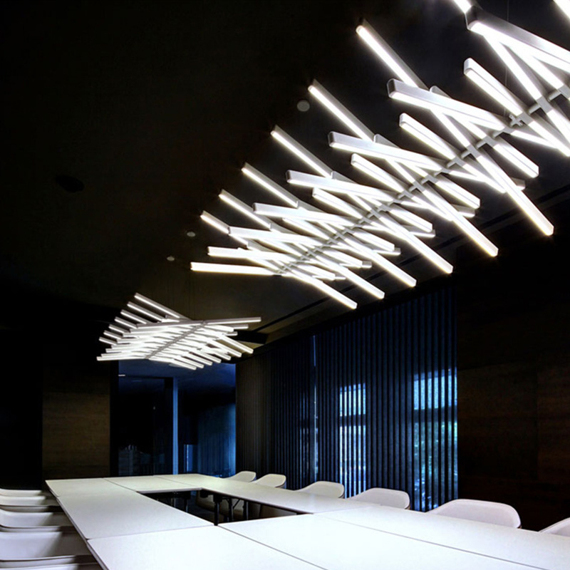 Fishbone Chandelier Nordic LED - đánh giá và giá Interior Design Meeting Room