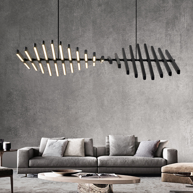 Fishbone Chandelier Nordic LED - đánh giá và giá Interior Design Meeting Room