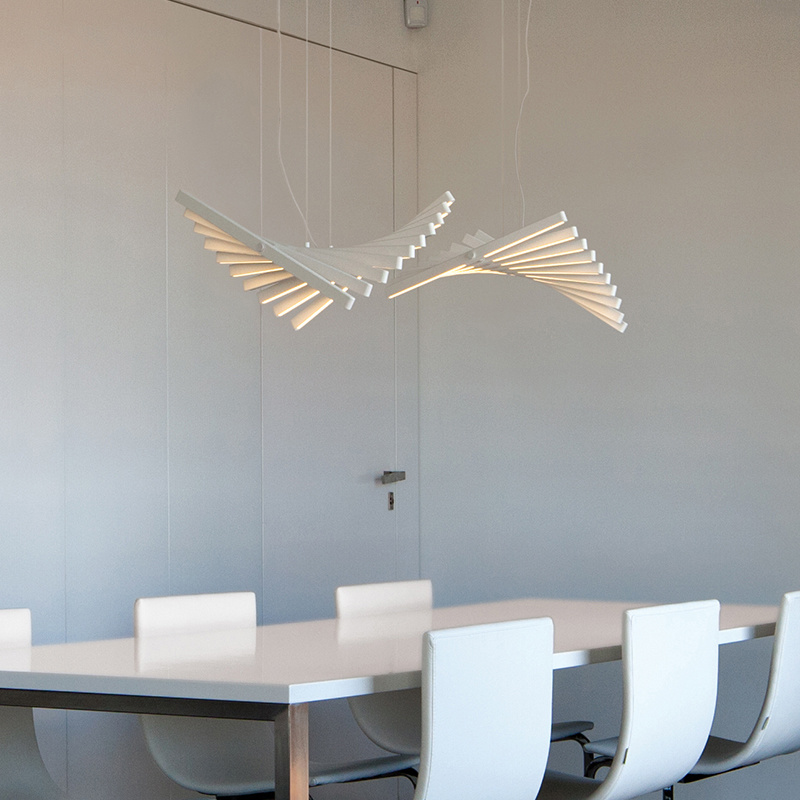 Fishbone Chandelier Nordic LED - đánh giá và giá Interior Design Meeting Room