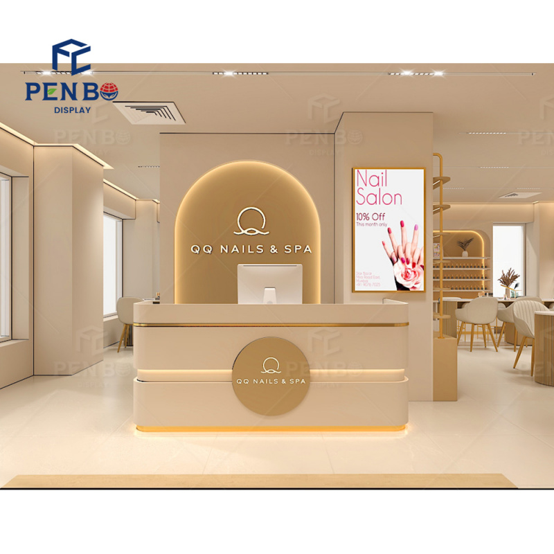 custom.Custom Simple Style Nai - đánh giá và giá Interior Design Nail Salon