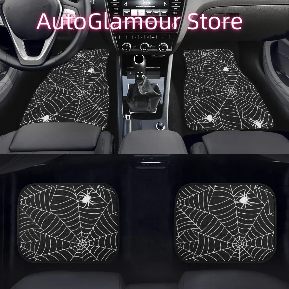 Black Spider Web Design Car Fl - đánh giá và giá Interior Design Web