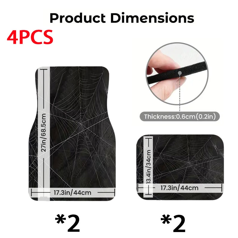 5pcs Spider Web Pattern Car Fl - đánh giá và giá Interior Design Web
