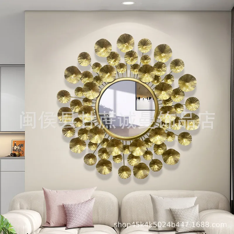 European Style Gold Metal Wall - đánh giá và giá Interior Design Luxury Living Room