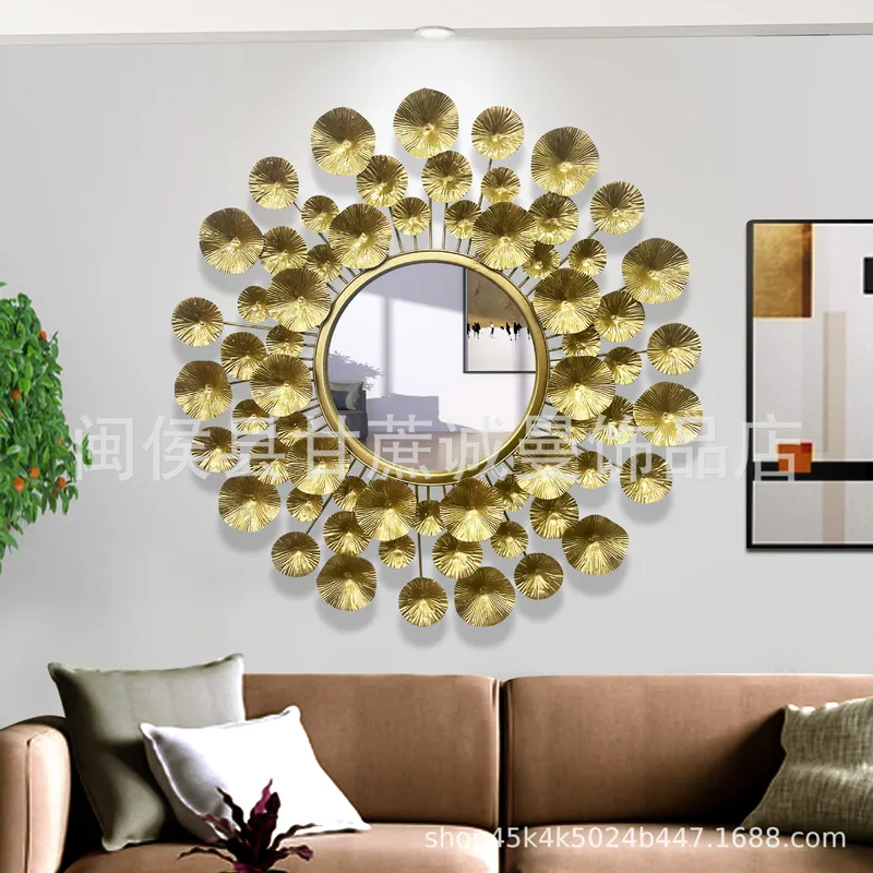 European Style Gold Metal Wall - đánh giá và giá Interior Design Luxury Living Room