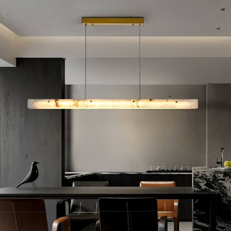 Postmodern Marble Long Pendant - đánh giá và giá Interior Design Kitchen Modern