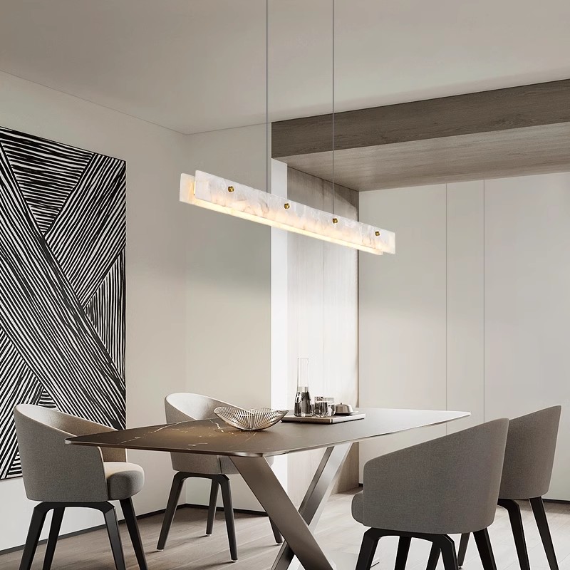 Postmodern Marble Long Pendant - đánh giá và giá Interior Design Kitchen Modern
