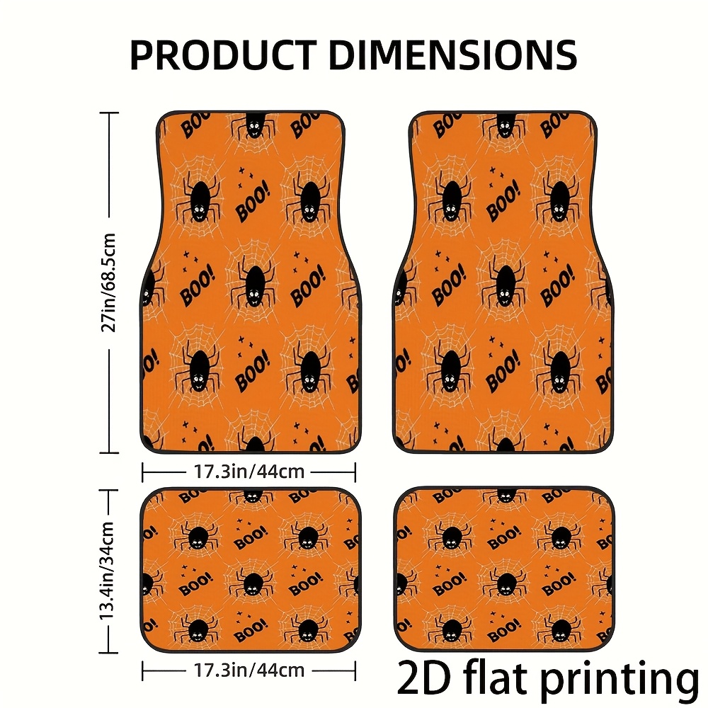 4pcs Car Floor Mats, Halloween - đánh giá và giá Interior Design Web