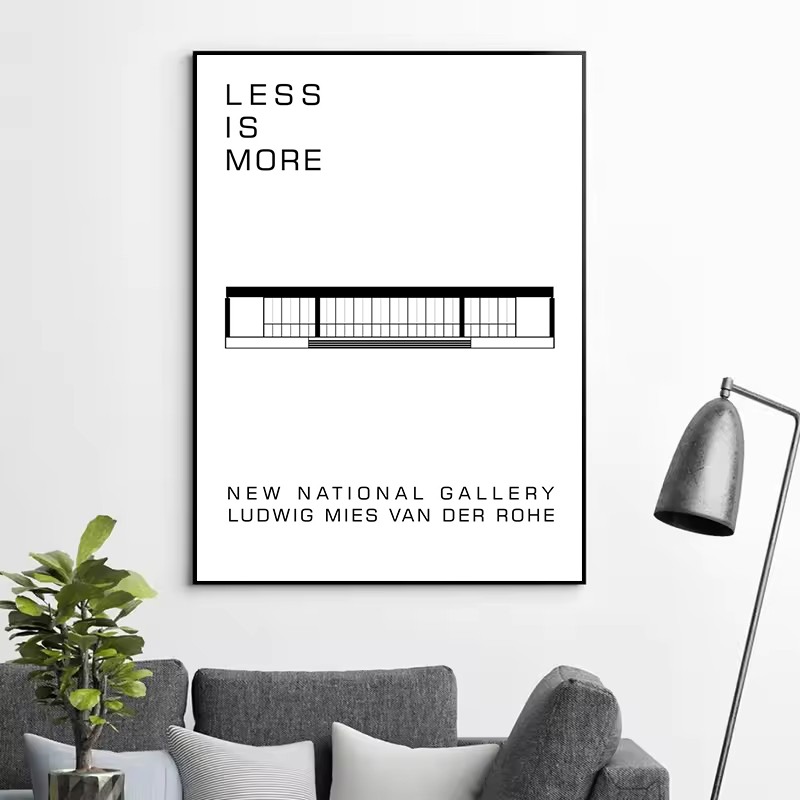 Classic Farnsworth House Bauha - đánh giá và giá Interior Design Concept