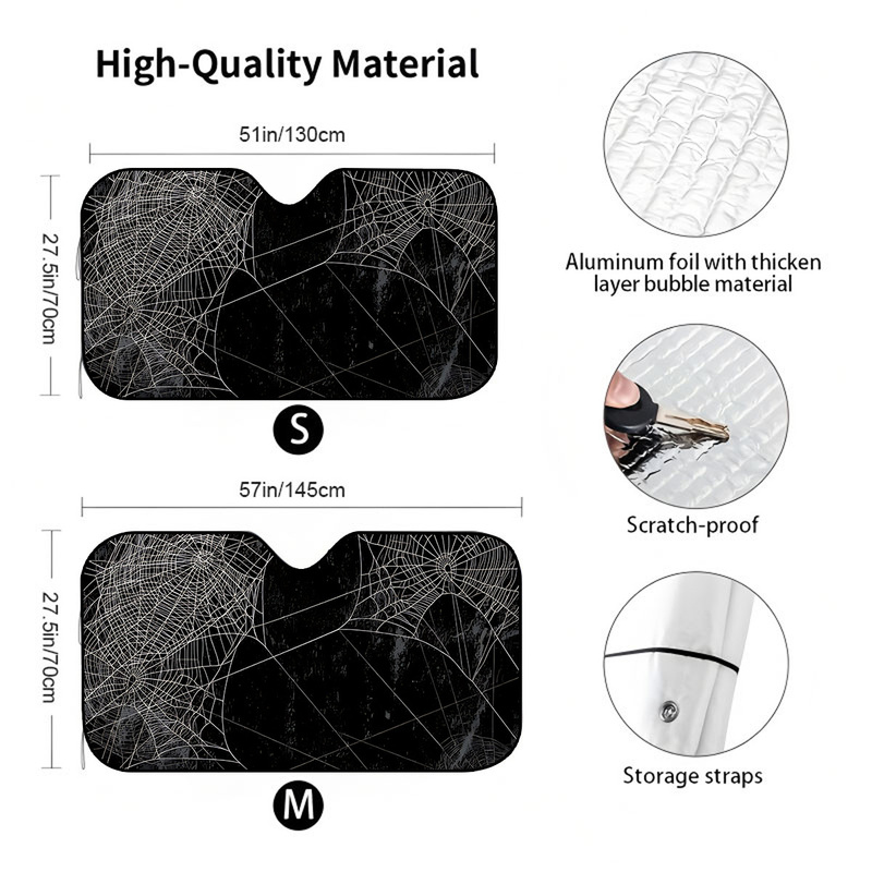 1Pcs Spider Web Windshield Sun - đánh giá và giá Interior Design Web