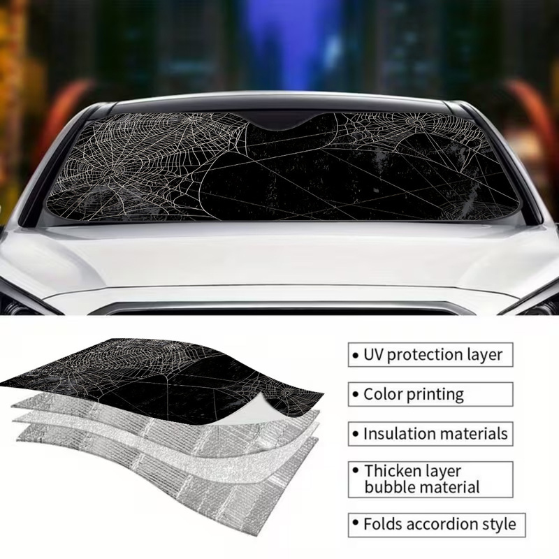 1Pcs Spider Web Windshield Sun - đánh giá và giá Interior Design Web