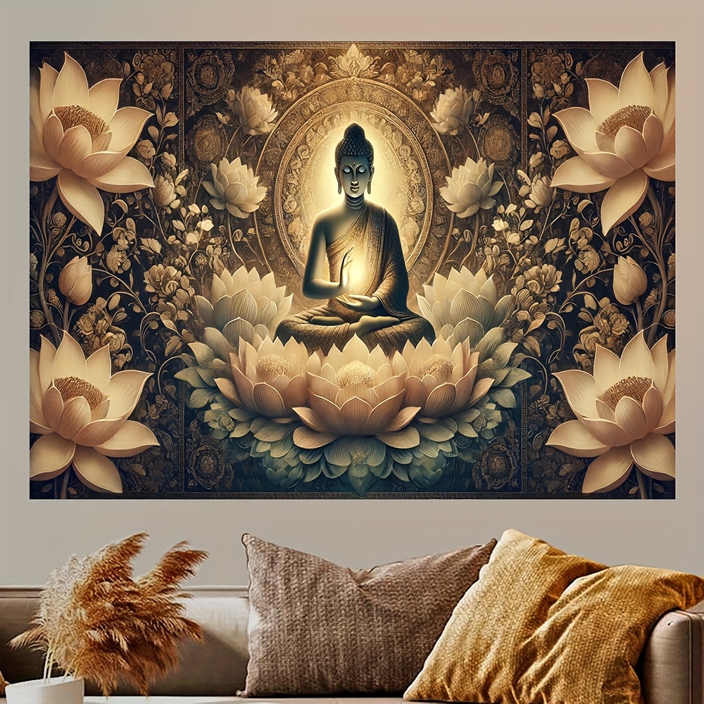 Buddha Lotus Flower Wall Tapes - đánh giá và giá Interior Design Zen