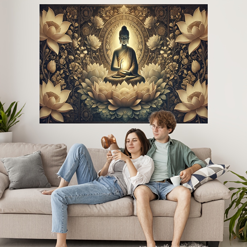 Buddha Lotus Flower Wall Tapes - đánh giá và giá Interior Design Zen