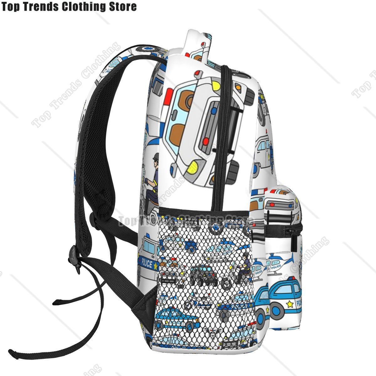 Police Car Design Backpacks Bo - đánh giá và giá Interior Design Concept