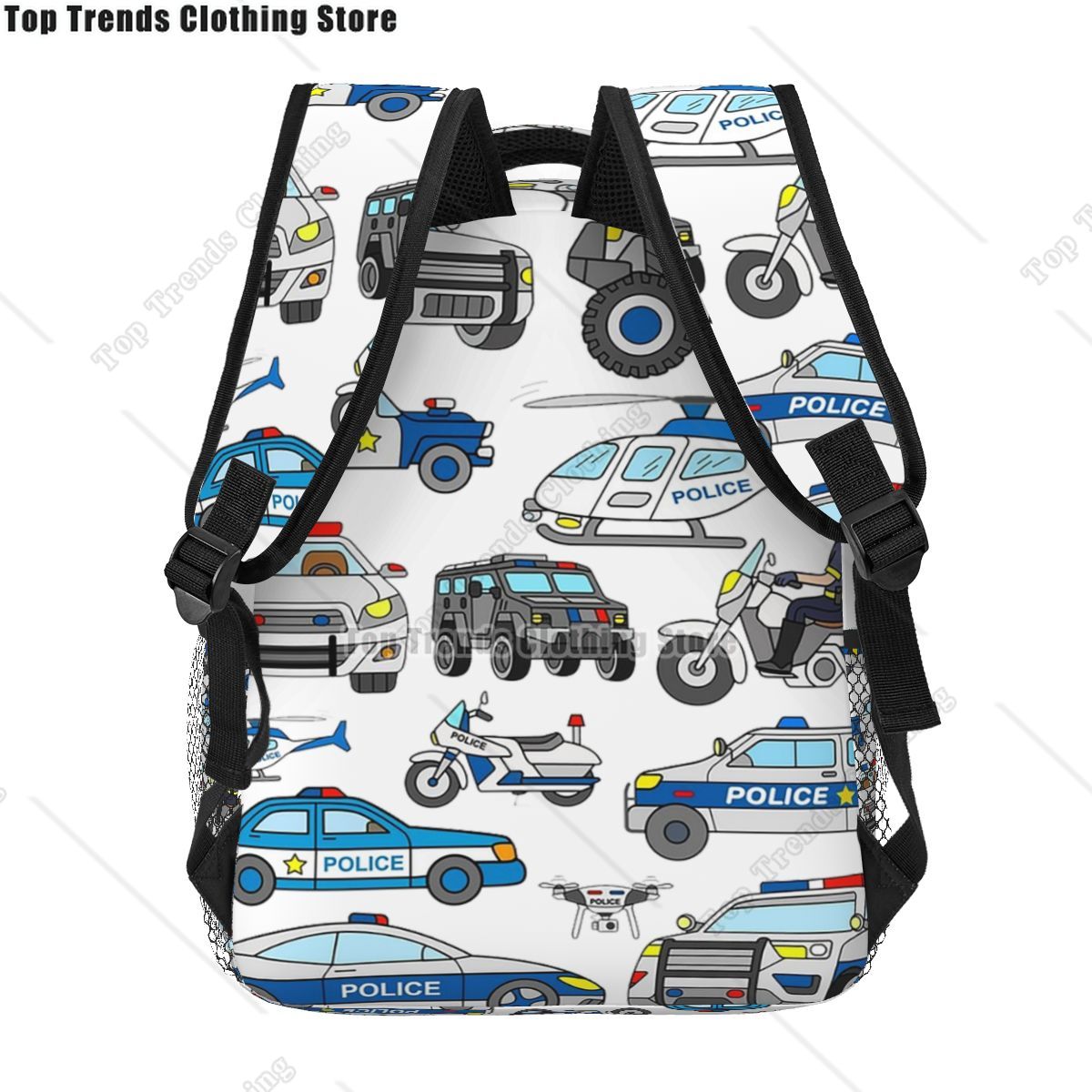 Police Car Design Backpacks Bo - đánh giá và giá Interior Design Concept