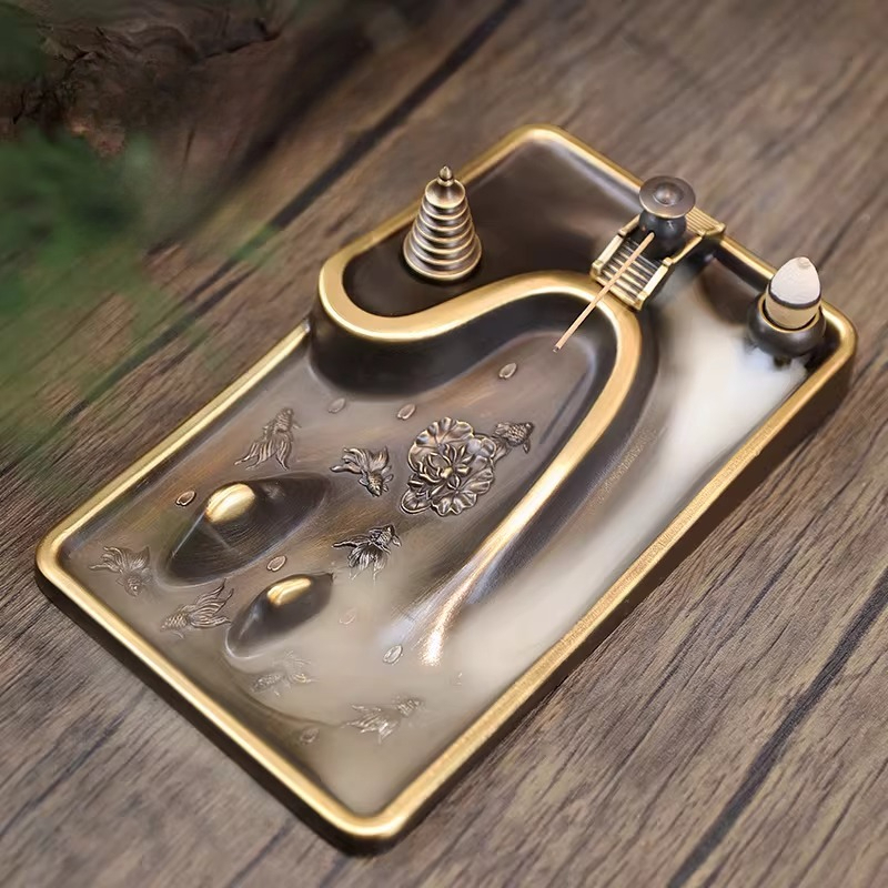 Vintage Copper Incense Burner  - đánh giá và giá Interior Design Zen
