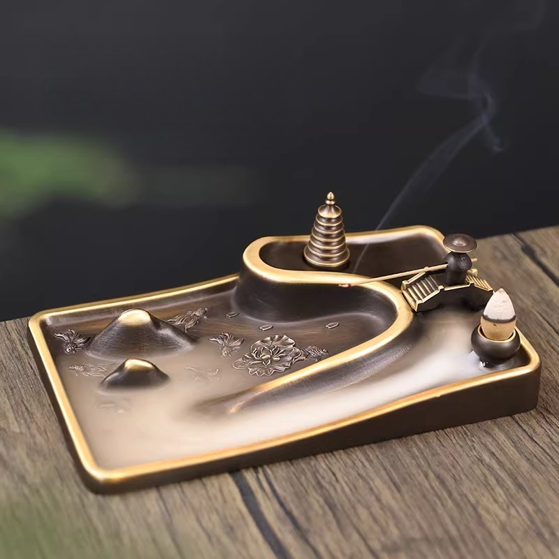 Vintage Copper Incense Burner  - đánh giá và giá Interior Design Zen