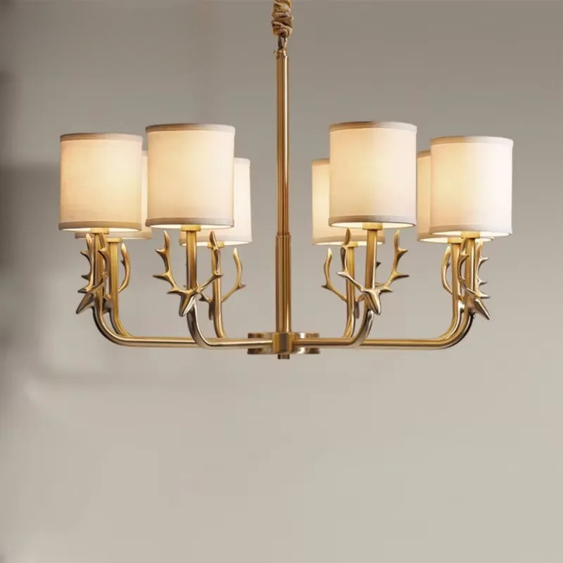 Copper Chandelier for Living R - đánh giá và giá Interior Design Kitchen Modern