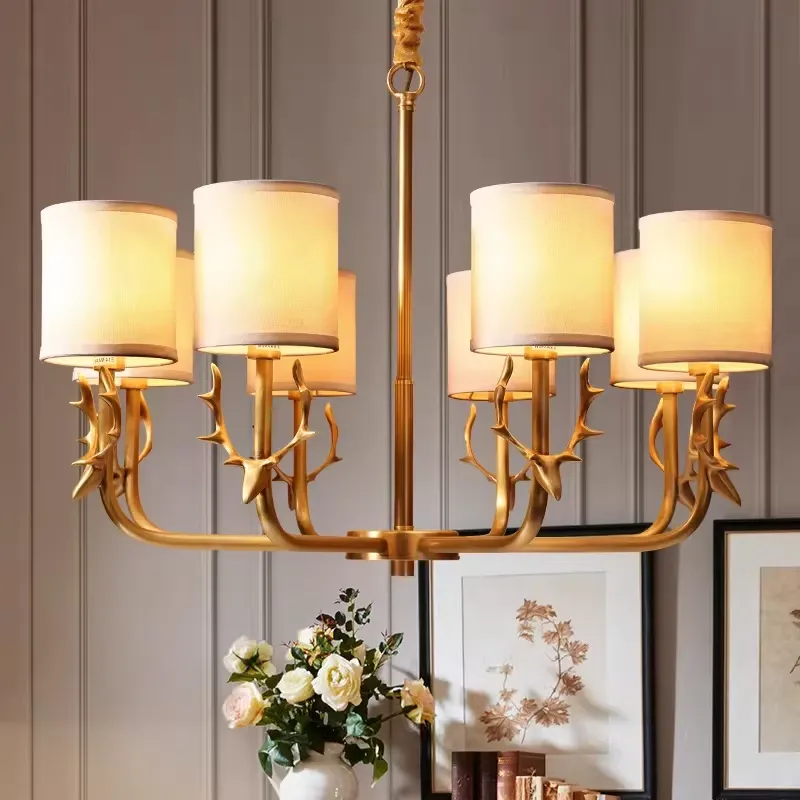 Copper Chandelier for Living R - đánh giá và giá Interior Design Kitchen Modern
