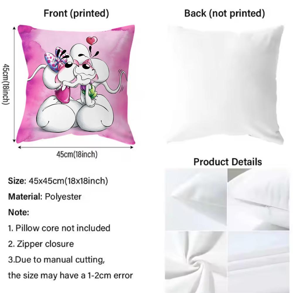 Cartoon D-Diddl Cushion Cover  - đánh giá và giá Interior Design Concept