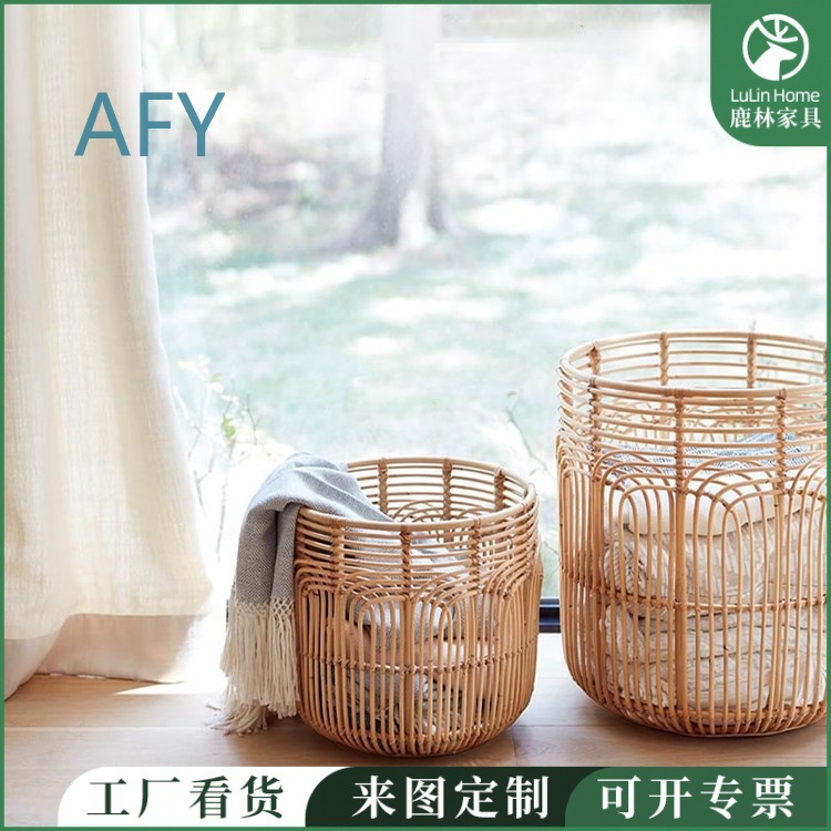 Japanese Style Wicker Laundry  - đánh giá và giá Muji Home Storage