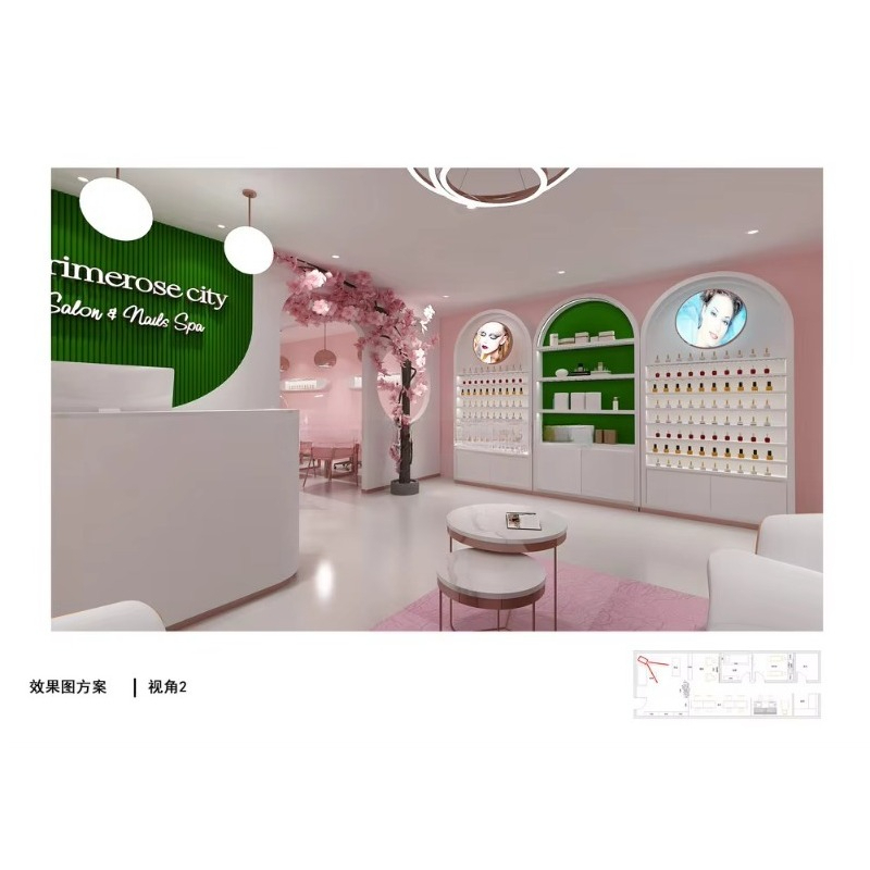 Custom Modern Commercial Furni - đánh giá và giá Interior Design Nail Salon