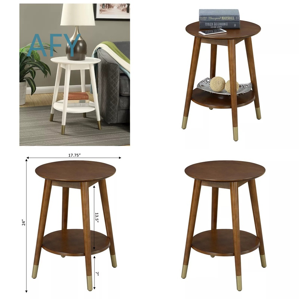 Wooden Side Table with Bottom  - đánh giá và giá Muji Home Storage
