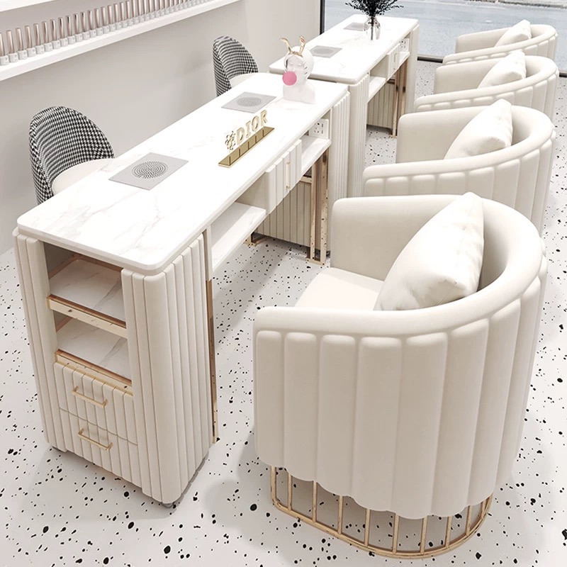 Luxury Modern Beige Nail Art F - đánh giá và giá Interior Design Nail Salon