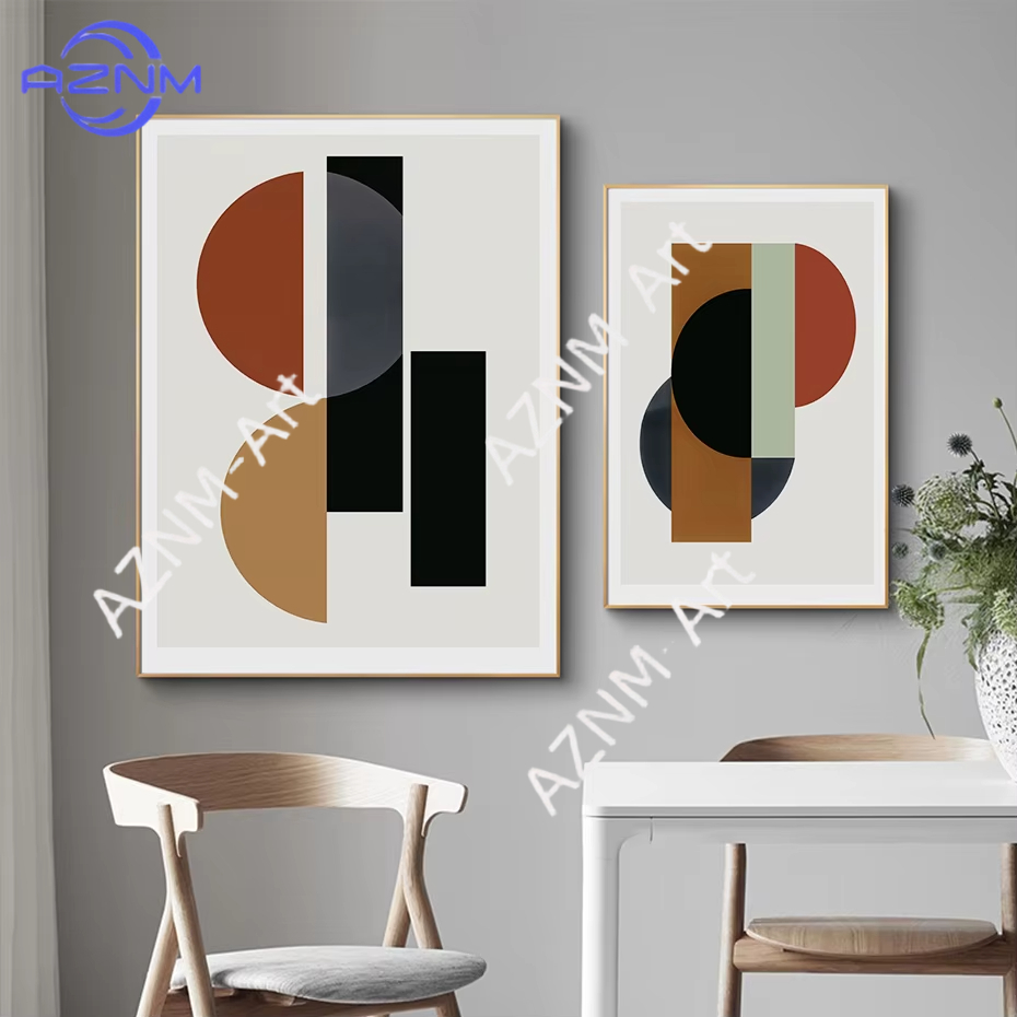 1/2pcs Abstract Geometric Shap - đánh giá và giá Interior Design Scandinavian