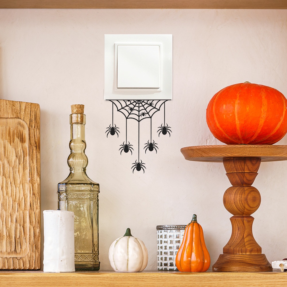 Halloween Web Wall Decal for L - đánh giá và giá Interior Design Web