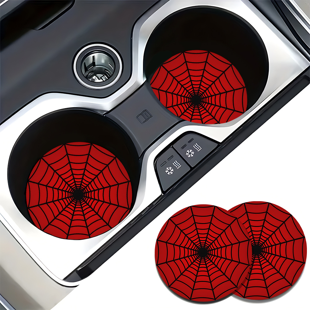 4pcs Spider Web Design Car Cup - đánh giá và giá Interior Design Web