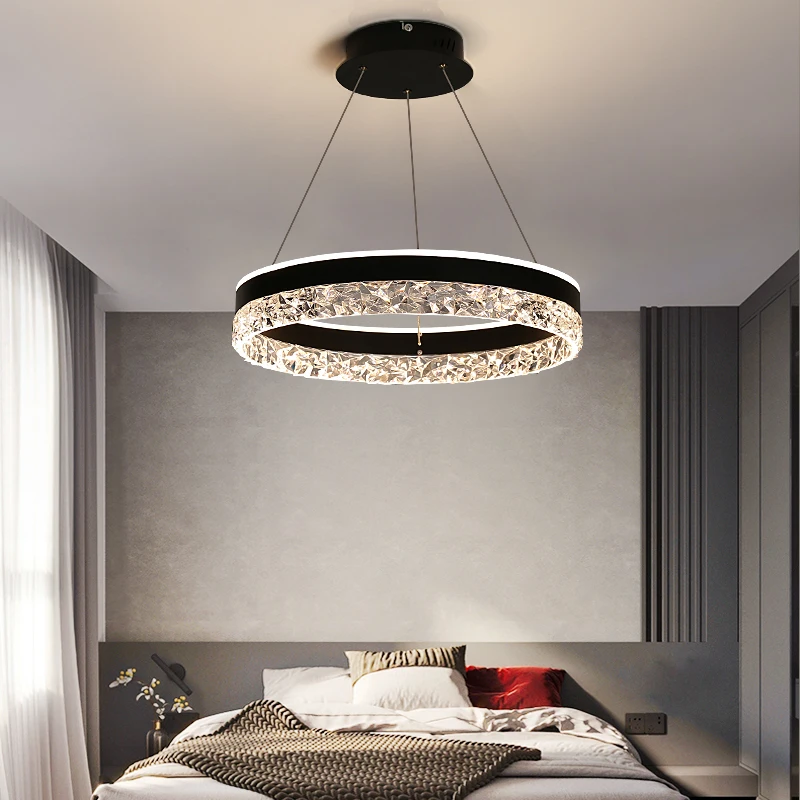 Modern Luxury Crystal LED Pend - đánh giá và giá Interior Design Luxury Living Room